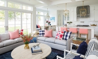 A home featuring interior design by Martha O'Hara Interiors.