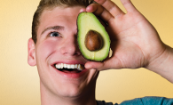 Chef Donny holds an avocado