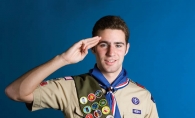 Alec McFarlane one of several Edina students to achieve the rank of Eagle Scout before graduation.