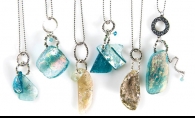 Roman glass jewelry created by Marti Johnson. 