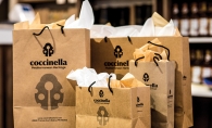 Bags filled with products from Coccinella, a Turkish boutique at 50th and France in Edina.
