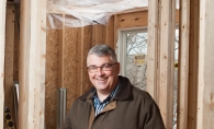 Jeff Schoenwetter of JMS Custom Homes donates his services to the University of St. Thomas education house in Edina. 