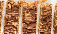 No bake oat nut bars from Greens N Chocolate