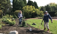 Edina Garden Council members Julie Swann and Betty Workinger