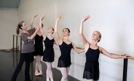 Tatiana Berenova teaches ballet students at her Edina studio