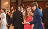 Kids at a formal dance