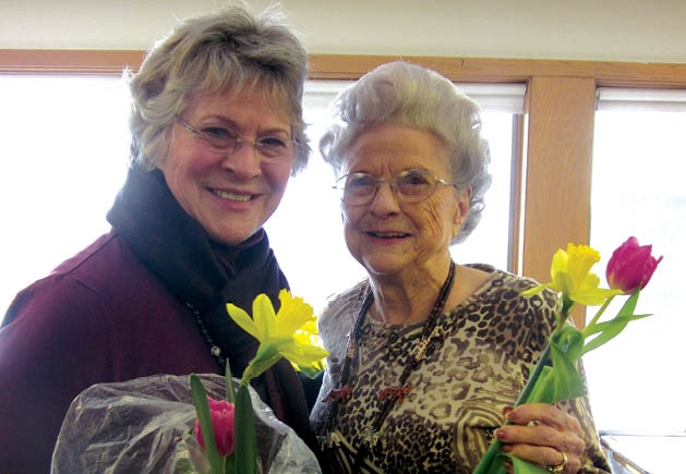 Sue Burritt and Evelyn Gans 