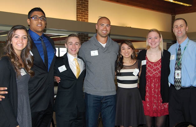 Sophia Stevenin, Roshan Abeygunawardena, Charlie Manion, Ben Leber, Cici Holmquist, Rachel Barrett and Jonathan Buckley 