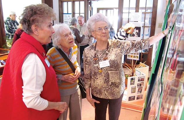 Joan Lonsbury, Ruth Liebe and Evelyn Gans 