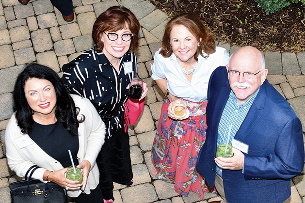 Lori Baron, Joanne Manthe, Deirdre Palmer and George Morrison at the Mill City Summer Opera reception.