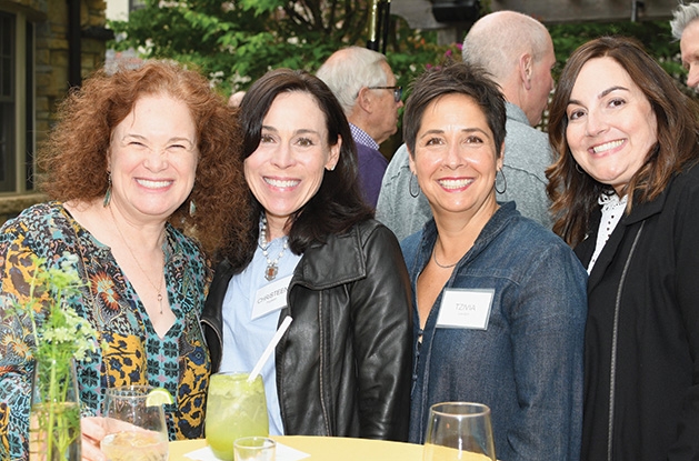 Abigail Rose, Christeen Paulison, Tzivia Leviton and Judy Rosenblum at the Mill City Summer Opera reception.
