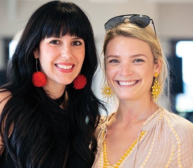 HGTV's Heather Fox poses with another Minneapolis influencer at the Evereve Minneapolis Influencer Social