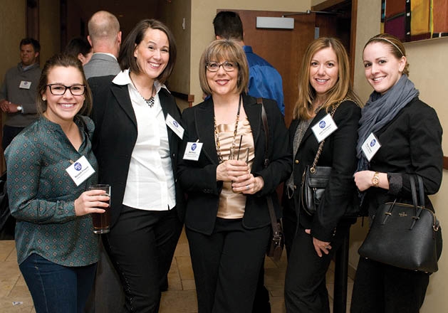 Meredith Finsand, Shannon Ramsey, Beth Reilly, Julie Thompson and Megan Dewey