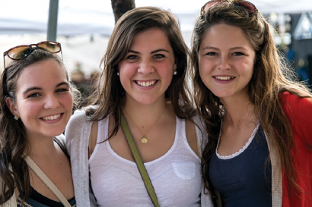 Maddie Dalsin, Jill Nilsen and Cecilia Koenig