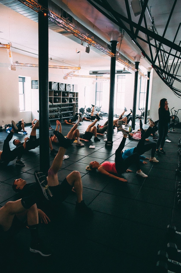 A workout class at ALTR in Edina.