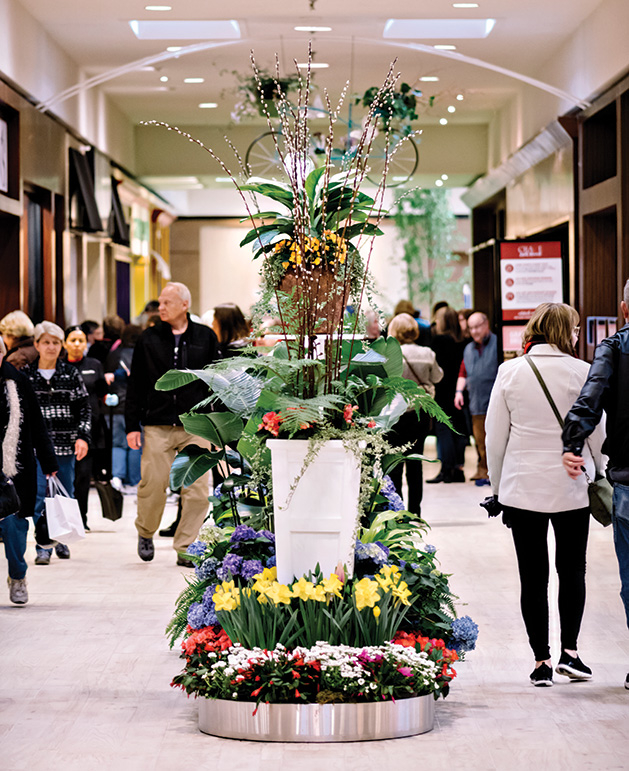 Spring is in the Air at the Edina Galleria with florals by Bachman's