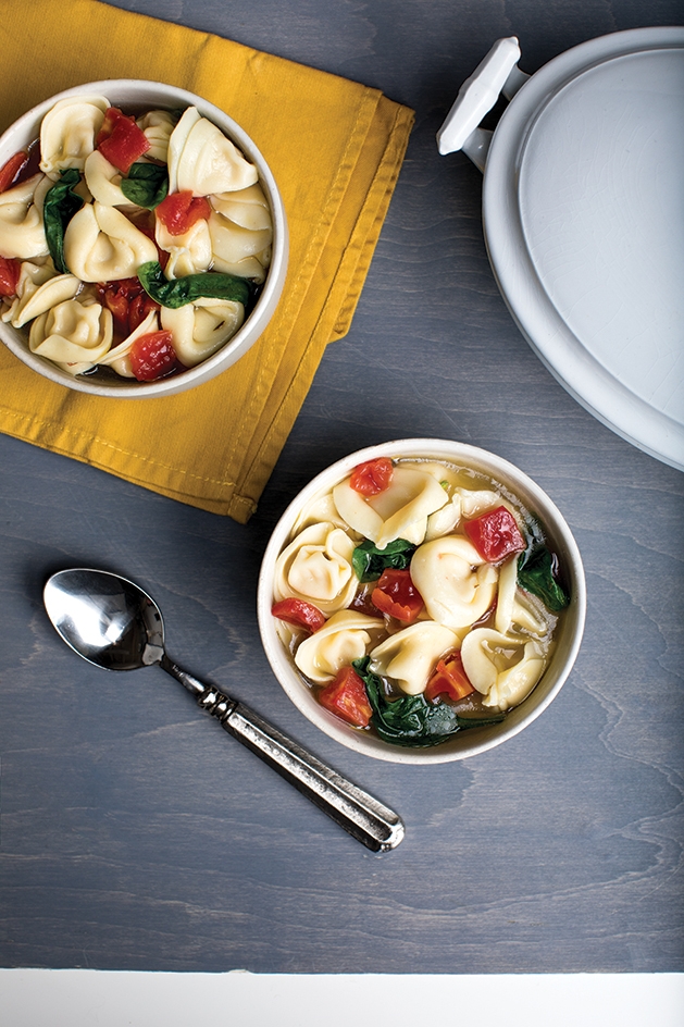 Tortellini and Spinach Soup Tortellini and Spinach Soup
