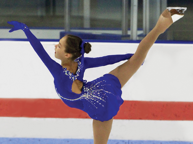 Ava Roy ice skating state champion