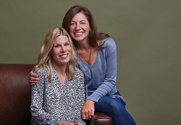 Caroline Correia Caroline Correia, recipient of the Edina Community Foundation Connecting with Kids award, with Julie Greene, the woman who nominated her.