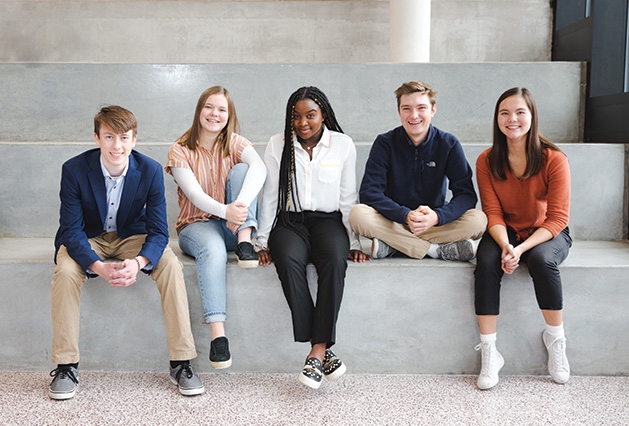 Members of Edina High School's Model UN