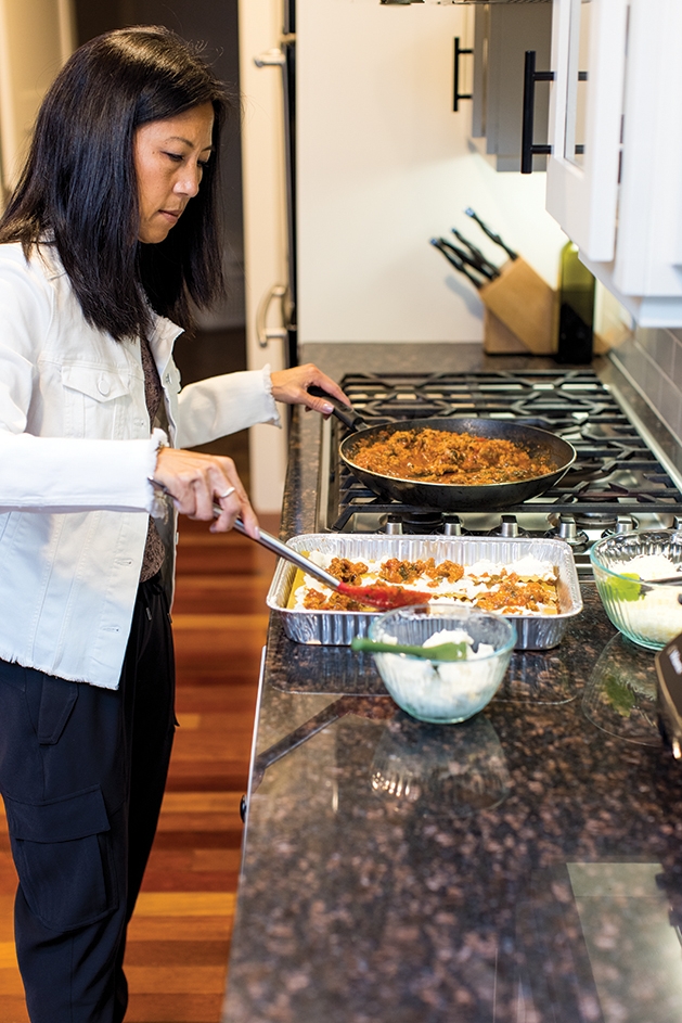 Edina resident and Lasagna Love volunteer Cathy Winter