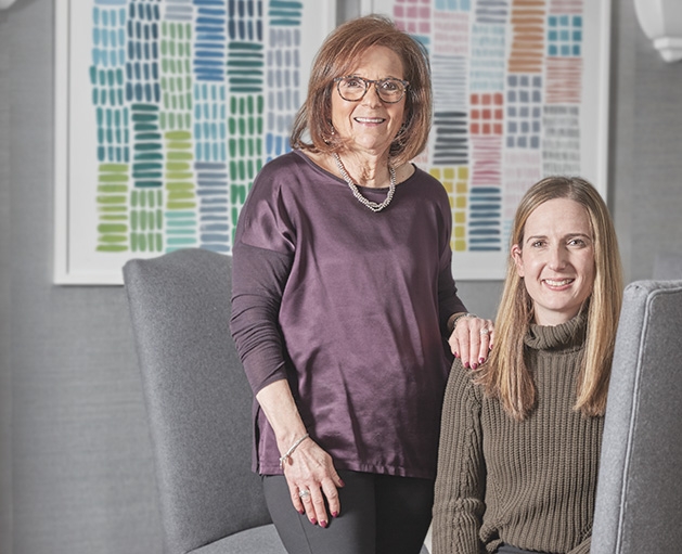 Jean and Kate Hoffmann, who run Edina interior design service Chester Hoffmann & Associates