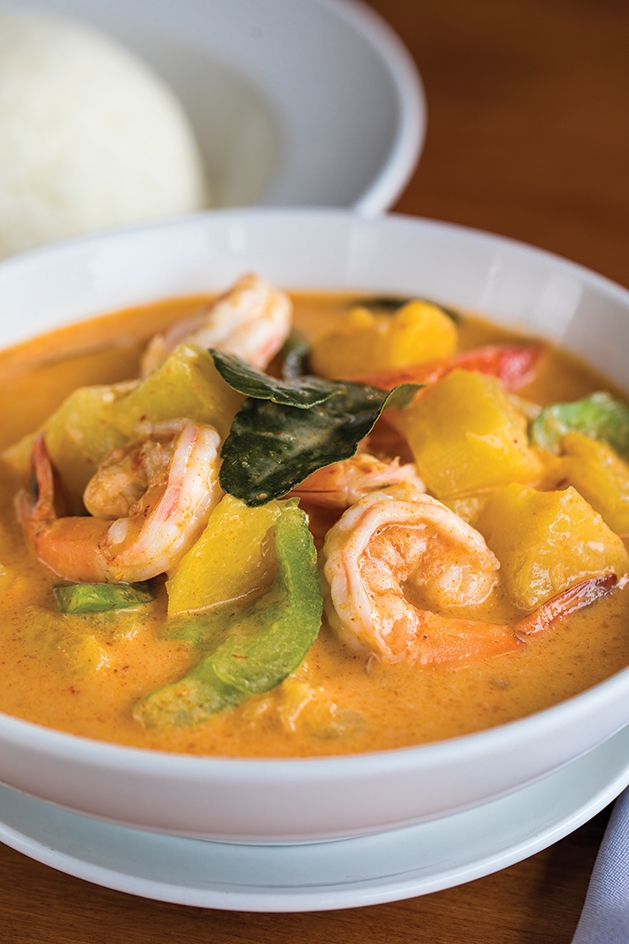 Shrimp dish from Coconut Thai