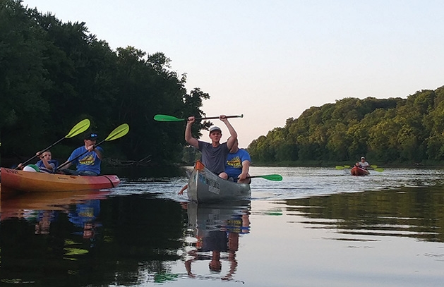 Kayakers on the St. Croix River