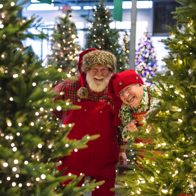 Santa and Albert at Bachman's