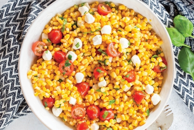 Caprese  Corn Salad