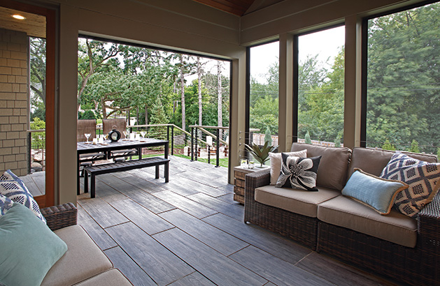 Building a deck like this one is easy with the experts at Mom's Design Build.