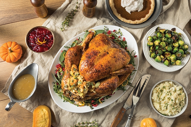 turkey dinner and sides