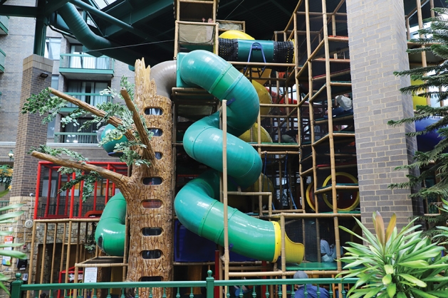 Indoor playground at Edinborough Park.