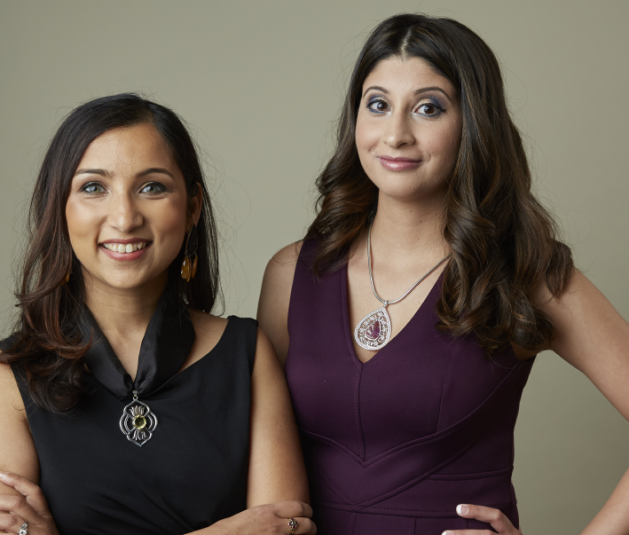 Local women Sheetal Backliwal and Feroza Mehta in Edina Magazine