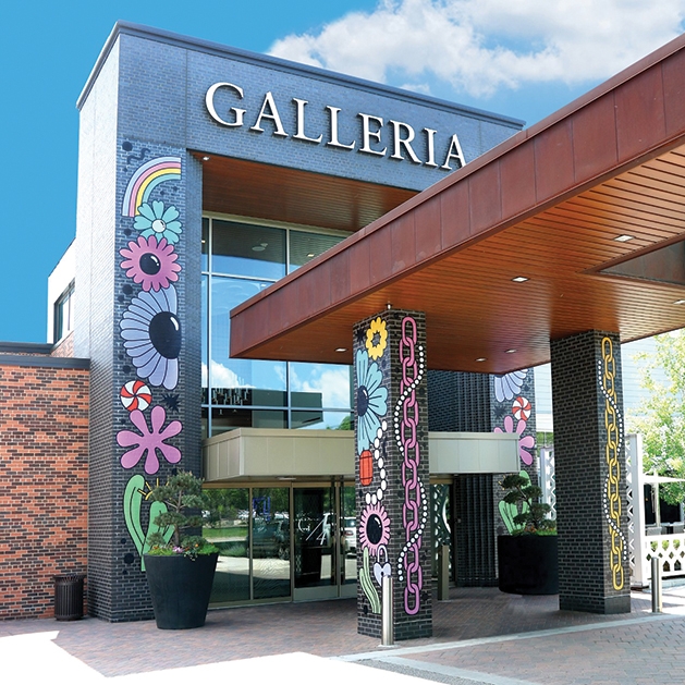 FloralPop on the Galleria entrance