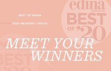 A graphic announcing the Edina Magazine Best of Edina 2020