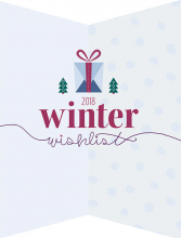 The cover of the 2018 Winter Wishlist holiday gift guide