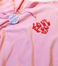 Pink hoodie from Elodie Bird Co.