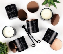 Chalkboard Candle Co. coconut wax candles and melts