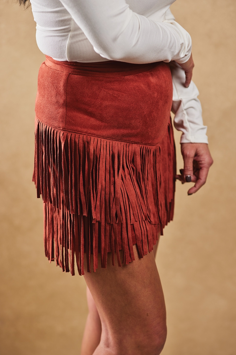 Altar'd State fringed skirt.