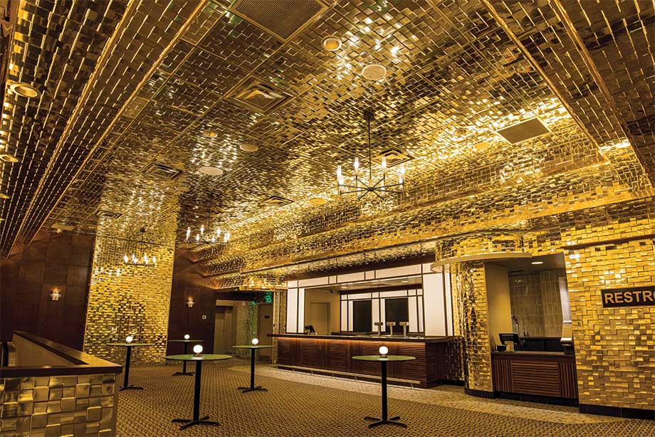 The Gold Room at the Edina Theatre.
