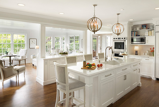 The remodeled Bennett kitchen in Edina.