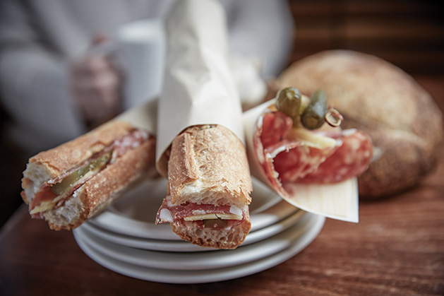 Sandwiches from Rustica Bakery