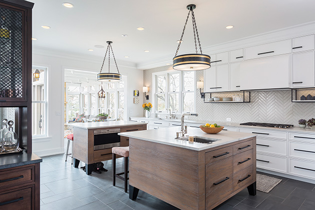 A kitchen remodeled by Quartersawn